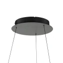 Steinhauer pendant luminaire RINGLEDE 1 flame IP20, black dimmable