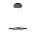 Steinhauer pendant luminaire RINGLEDE 1 flame IP20, black dimmable
