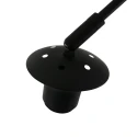 Steinhauer wall luminaire SILVA ALBA 1 flame E27 IP20, black dimmable