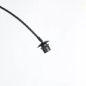 arc luminaire CURVE 1 flame E27 IP20, black dimmable