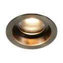 recessed spotlight PELITE SPOT 1 flame IP44, bronze dimmable