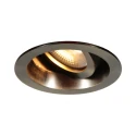 recessed spotlight PELITE SPOT 1 flame IP44, bronze dimmable