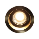 recessed spotlight PELITE SPOT 1 flame IP44, bronze dimmable