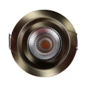 recessed spotlight PELITE SPOT 1 flame IP44, bronze dimmable