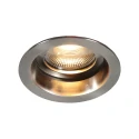 Steinhauer recessed spotlight PELITE SPOT 1 flame IP44, steel dimmable