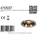 Steinhauer recessed spotlight PELITE SPOT 1 flame IP44, steel dimmable