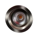 Steinhauer recessed spotlight PELITE SPOT 1 flame IP44, steel dimmable
