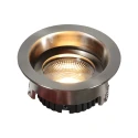 Steinhauer recessed spotlight PELITE SPOT 1 flame IP44, steel dimmable