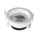 Steinhauer recessed spotlight PELITE SPOT 1 flame IP44, white dimmable