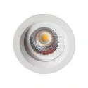 Steinhauer recessed spotlight PELITE SPOT 1 flame IP44, white dimmable
