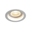 Steinhauer recessed spotlight PELITE SPOT 1 flame IP44, white dimmable