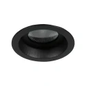 Steinhauer recessed spotlight PELITE SPOT 1 flame IP44, black dimmable