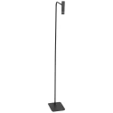 Steinhauer floor lamp VOLARI 1 flame IP20, black dimmable
