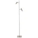 floor lamp VOLARI 2 flames IP20, steel dimmable