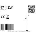 Steinhauer floor lamp VOLARI 2 flames IP20, black dimmable