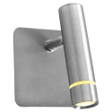 Steinhauer wall luminaire VOLARI 1 flame IP20, steel dimmable
