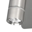 Steinhauer wall luminaire VOLARI 1 flame IP20, steel dimmable