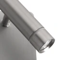 Steinhauer wall luminaire VOLARI 1 flame IP20, steel dimmable