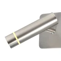 Steinhauer wall luminaire VOLARI 2 flames IP20, steel dimmable
