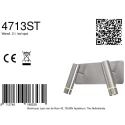 Steinhauer wall luminaire VOLARI 2 flames IP20, steel dimmable
