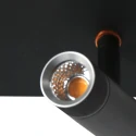 Steinhauer wall luminaire VOLARI 2 flames IP20, black dimmable