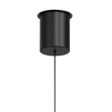 Steinhauer pendant luminaire VOLARI 1 flame IP20, black dimmable