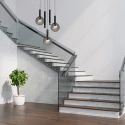 Steinhauer pendant luminaire VOLARI 5 flames IP20, black dimmable