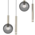 Steinhauer pendant luminaire VOLARI 9 flames IP20, steel dimmable