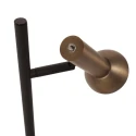 table lamp KORA 1 flame GU10 IP20, black dimmable