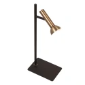 table lamp KORA 1 flame GU10 IP20, black dimmable