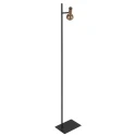 floor lamp KORA 1 flame GU10 IP20, black dimmable