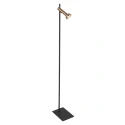 floor lamp KORA 1 flame GU10 IP20, black dimmable