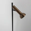 floor lamp KORA 1 flame GU10 IP20, black dimmable