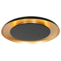 Steinhauer ceiling luminaire GOLDEN VEIL 2 flames IP20, black dimmable