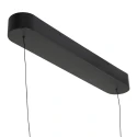 Steinhauer pendant luminaire KAROL 2 flames IP20, black dimmable