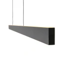 Steinhauer pendant luminaire KAROL 2 flames IP20, black dimmable