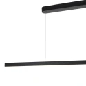 Steinhauer pendant luminaire KAROL 2 flames IP20, black dimmable