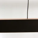 Steinhauer pendant luminaire KAROL 2 flames IP20, black dimmable
