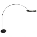 Steinhauer floor lamp RINGLUX 1 flame IP20, black dimmable