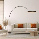 Steinhauer floor lamp RINGLUX IP20, dimmable