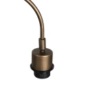 Steinhauer wall luminaire SILVA ALBA 1 flame E27 IP20, bronze dimmable