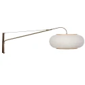 Steinhauer wall luminaire SILVA ALBA 1 flame E27 IP20, bronze dimmable