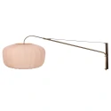wall luminaire VELA LINO 1 flame E27 IP20, bronze dimmable