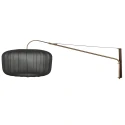wall luminaire VELA LINO 1 flame E27 IP20, bronze dimmable