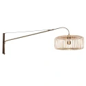 Steinhauer wall luminaire BREEZA BEACH 3 1 flame E27 IP20, bronze dimmable