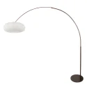 Steinhauer arc luminaire LUMA NOLA 1 flame E27 IP20, cocoa dimmable