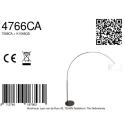 Steinhauer floor lamp SPARKLED LIGHT 1 flame E27 IP20, cocoa dimmable