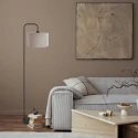 Steinhauer floor lamp STANG E27 IP20, dimmable