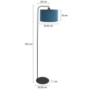 Steinhauer floor lamp STANG E27 IP20, dimmable