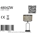 Steinhauer floor lamp STANG E27 IP20, dimmable